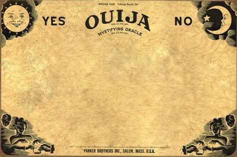 Ouija Board Invitation Template